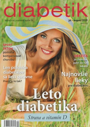 Titulka časopisu diabetik 07-08/2019 Titulka časopisu diabetik júl - august 2019. Na str. 5 bol zverejnený článok o NFI protokole s názvom Diabetologické dni, novinka v liečbe diabetu NFI-diéta.