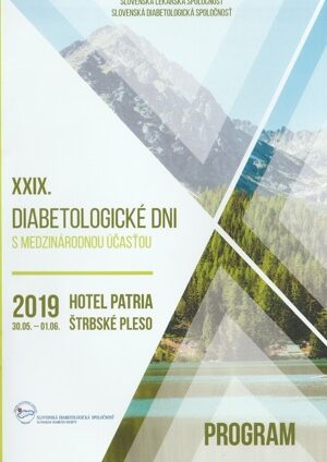 Leták s preklikom na program v pdf 29. diabetologických dní, ktoré sa konali v dňoch 30.5.-30.6. 2019 na Štrbskom Plese. V programe bol celý blok s prednáškami o NFI protokole